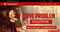 Desktop Screenshot of loveproblemvashikaran.com